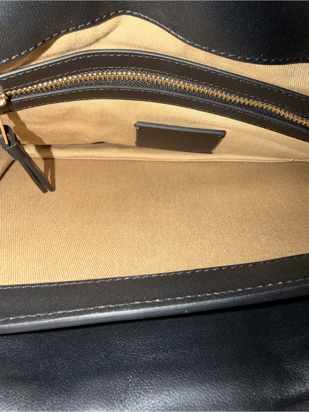 ALLSAINTS Quilted Black Shoulder Bag with Studded Strap - Picture 9 of 13